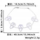 Halloween necklace, bat ghost neck accessory, ghost party decoration (6)