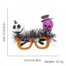 Halloween woolen striped glasses for children and adults, party decoration,