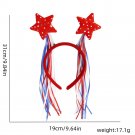 Hat headband, holiday party decoration props, five pointed star tassel headband  (8)