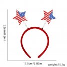 Hat headband, holiday party decoration props, five pointed star tassel headband  (9)