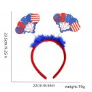 Hat headband, holiday party decoration props, five pointed star tassel headband  (10)
