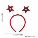 Hat headband, holiday party decoration props, five pointed star tassel headband  (16)