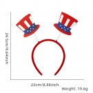 Hat headband, holiday party decoration props, five pointed star tassel headband  (4)