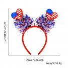 Hat headband, holiday party decoration props, five pointed star tassel headband  (14)