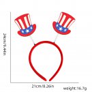 Hat headband, holiday party decoration props, five pointed star tassel headband  (3)