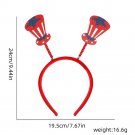Hat headband, holiday party decoration props, five pointed star tassel headband  (2)