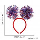 Hat headband, holiday party decoration props, five pointed star tassel headband  (1)