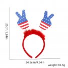Hat headband, holiday party decoration props, five pointed star tassel headband  (11)