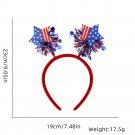 Hat headband, holiday party decoration props, five pointed star tassel headband  (18)