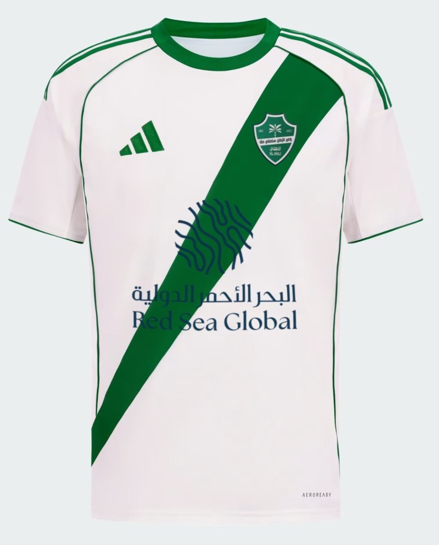 Men Al-Ahli Saudi Home Jersey 2025-2026 Shirt Soccer Football 25-26