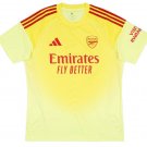 Men Arsenal Goalkeeper Yellow Jersey 2025-2026 Shirt Soccer Football 25-26