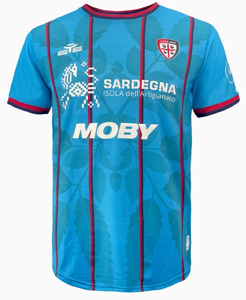 Men Cagliari Calcio 3rd Third Jersey 2025-2026 Shirt Soccer Football 25-26