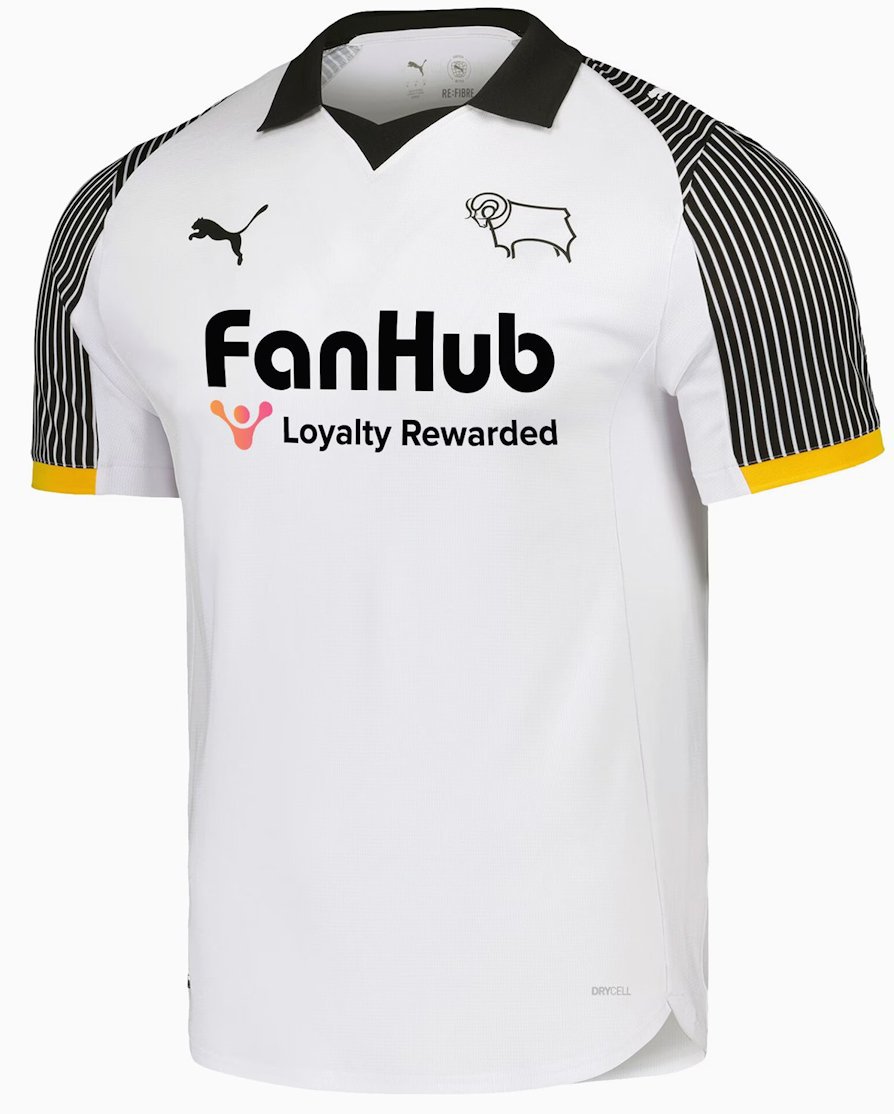 Men Derby County Home Jersey 2025-2026 Shirt Soccer Football 25-26