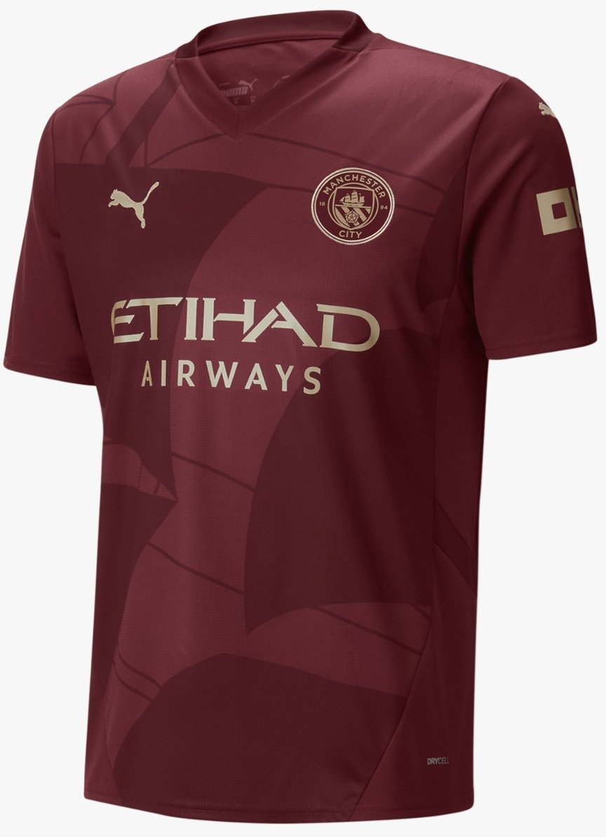 Men Manchester City 3rd Third Jersey 2024-2025 Shirt Soccer Football 24-25