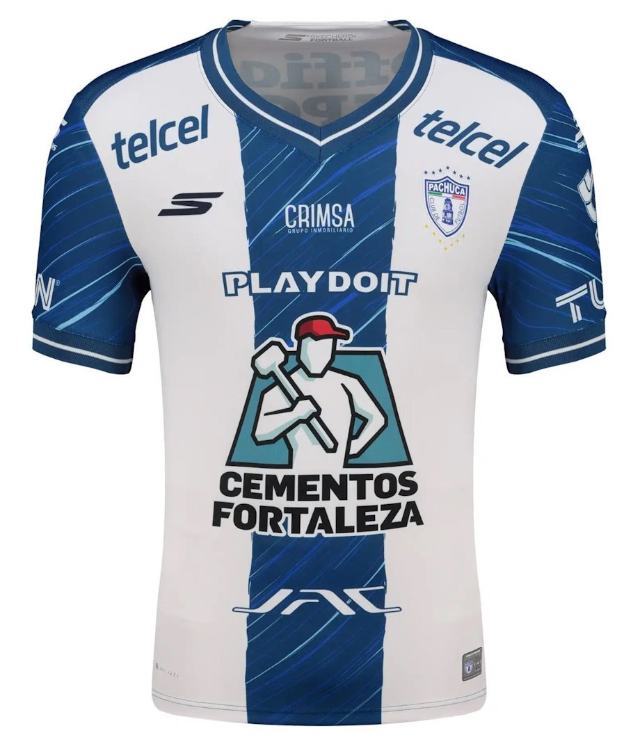 Men Pachuca CF Home Jersey 2025-2026 Shirt Soccer Football 25-26