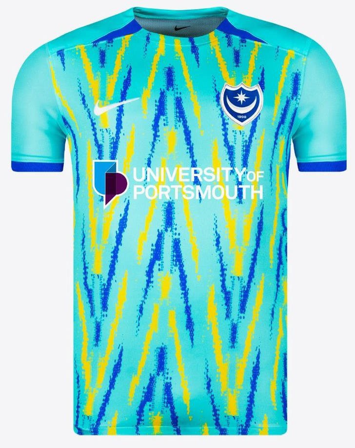 Men Portsmouth 3rd Third Jersey 2024-2025 Shirt Soccer Football 24-25