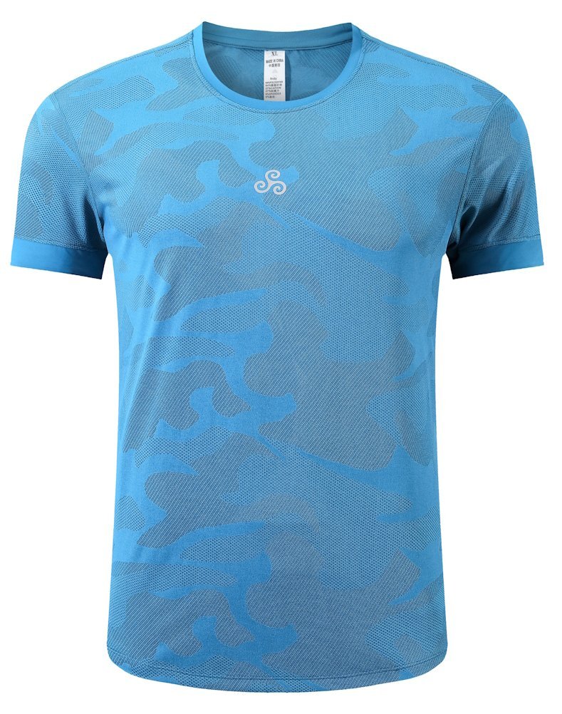 Men Shirt Color Blue Jersey Customize Name Number