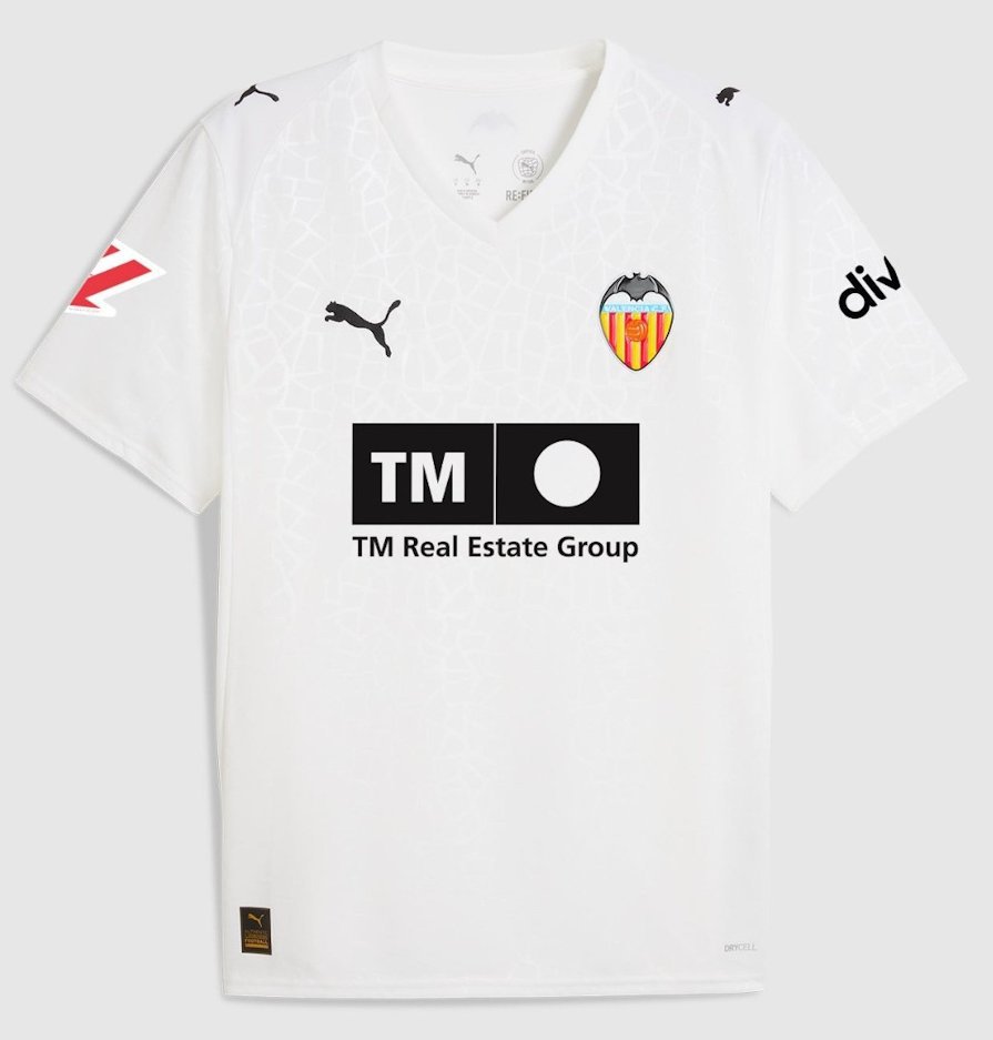 Men Valencia CF Home Jersey 2025-2026 Shirt Soccer Football 25-26