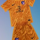 Kids Atletico Madrid Goalkeeper Orange Youth Kit 2024/2025 Jersey Shirt Soccer Football 24/25