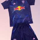 Kids Leeds United 3rd Third Youth Kit 2024/2025 Jersey Shirt Soccer Football 24/25