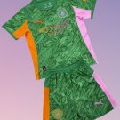 Kids Manchester City Goalkeeper Green Youth Kit 2025/2026 Jersey Shirt Soccer Football 25/26
