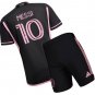 Kids MESSI #10 Inter Miami Away Youth Kit 2024/2025 Jersey Shirt Soccer Football 24/25