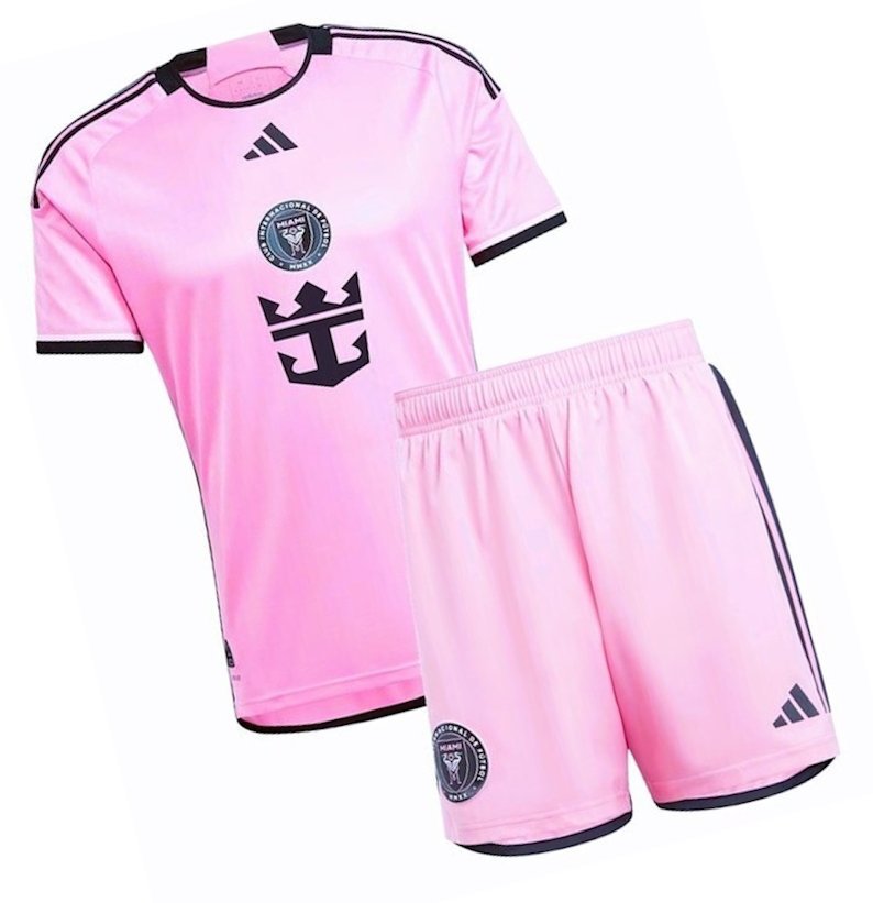 Kids MESSI #10 Inter Miami Home Youth Kit 2024/2025 Jersey Shirt Soccer Football 24/25