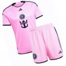Kids MESSI #10 Inter Miami Home Youth Kit 2024/2025 Jersey Shirt Soccer Football 24/25