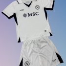 Kids Napoli Away Youth Kit 2024/2025 Jersey Shirt Soccer Football 24/25