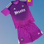 Kids Newcastle United Goalkeeper Purple Youth Kit 2025/2026 Jersey Shirt Soccer Football 25/26