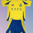 Kids RONALDO #7 Al-Nassr Home Youth Kit 2024/2025 Jersey Shirt Soccer Football 24/25