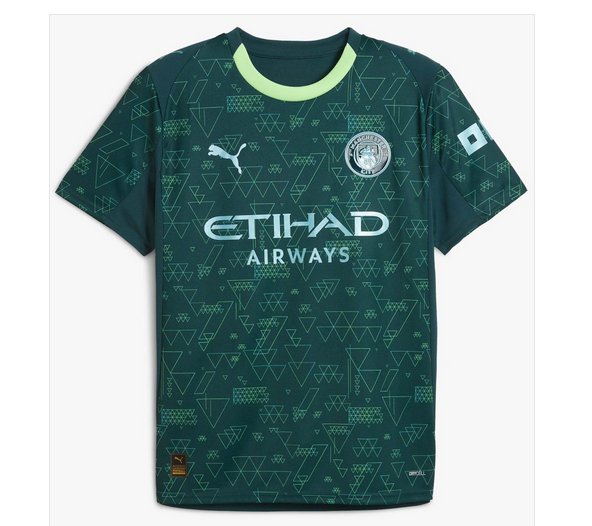 Men Manchester City 4th Fourth Jersey 2025-2026 Shirt Soccer Football 25-26