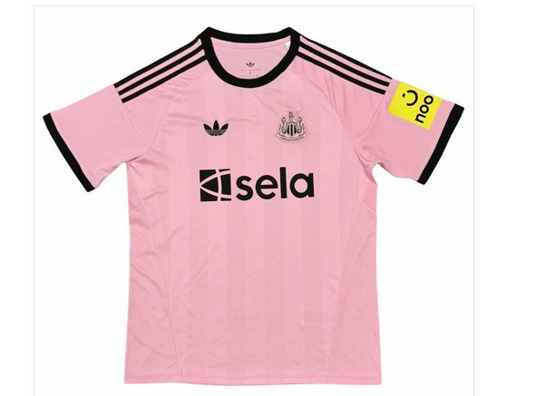 Men Newcastle United Goalkeeper Pink Jersey 2025-2026 Shirt Soccer Football 25-26