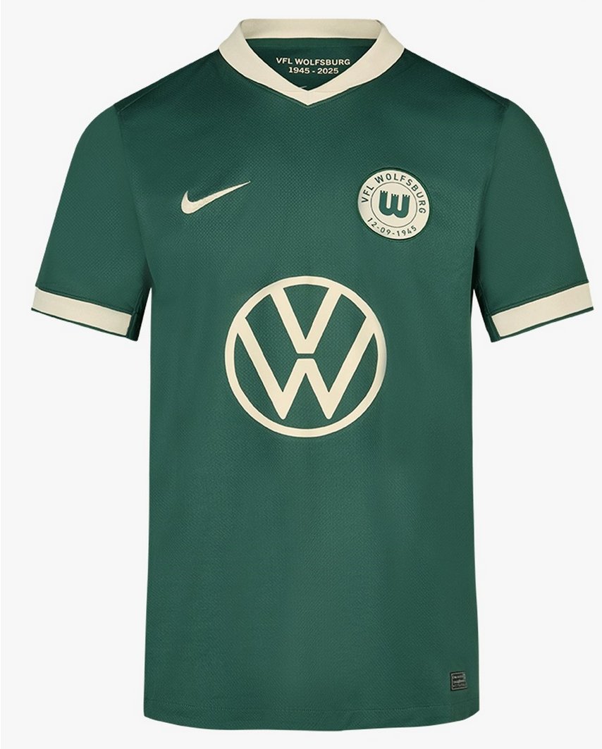 Men VfL Wolfsburg Green 80th Special Jersey 2025/2026 Shirt Soccer Football 25/26