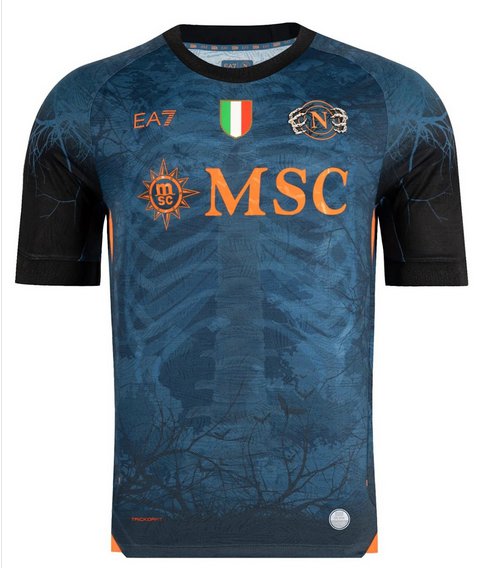 Men SSC Napoli Blue Halloween Jersey 2025/2026 Shirt Soccer Football 25/26