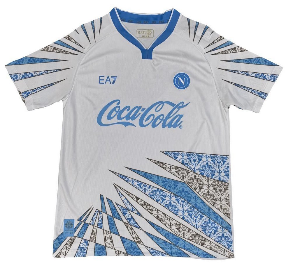 Men SSC Napoli White Pre-Match Jersey 2025/2026 Shirt Soccer Football 25/26