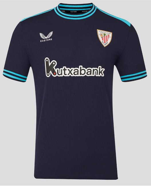 Men Athletic Bilbao Away Jersey 2025-2026 Shirt Soccer Football 25-26