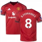 Men B.FERNANDES #8 Manchester United Home Jersey 2025-2026 Shirt Soccer Football 25-26