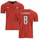 Men B.FERNANDES #8 Portugal Home World Cup Jersey 2026-2027 Shirt Soccer Football 26-27