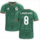 Men C.RODRÍGUEZ #8 Mexico Home World Cup Jersey 2026-2027 Shirt Soccer Football 26-27