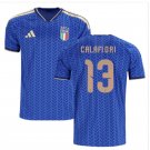 Men CALAFIORI #13 Italy Home World Cup Jersey 2026-2027 Shirt Soccer Football 26-27