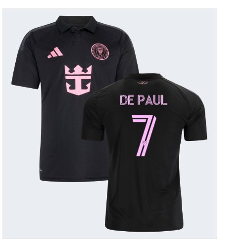 Men DE PAUL #7 Inter Miami Away Jersey 2026-2027 Shirt Soccer Football 26-27