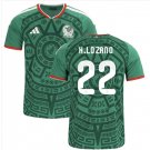 Men H.LOZANO #22 Mexico Home World Cup Jersey 2026-2027 Shirt Soccer Football 26-27