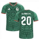 Men H.MARTÍN #20 Mexico Home World Cup Jersey 2026-2027 Shirt Soccer Football 26-27