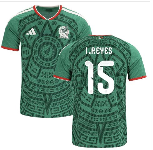 Men I.REYES #15 Mexico Home World Cup Jersey 2026-2027 Shirt Soccer Football 26-27