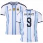 Men J.ALV&Atilde;�REZ #9 Argentina Home World Cup Jersey 2026-2027 Shirt Soccer Football 26-27