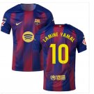 Men LAMINE YAMAL #10 Barcelona Home Jersey 2025-2026 Shirt Soccer Football 25-26