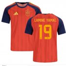 Men LAMINE YAMAL #19 Spain Home World Cup Jersey 2026-2027 Shirt Soccer Football 26-27