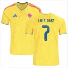 Men LUIS DIAZ #7 Colombia Home World Cup Jersey 2026-2027 Shirt Soccer Football 26-27