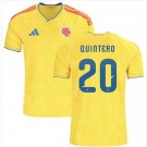 Men QUINTERO #20 Colombia Home World Cup Jersey 2026-2027 Shirt Soccer Football 26-27